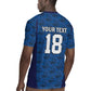 Custom Cape Verde Football 2026 Rugby Jersey Atlantic Blue Sharks Heritage