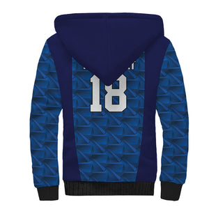 Custom Cape Verde Football 2026 Sherpa Hoodie Atlantic Blue Sharks Heritage