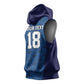 Custom Cape Verde Football 2026 Sleeveless Hoodie Atlantic Blue Sharks Heritage
