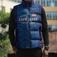 Custom Cape Verde Football 2026 Sleeveless Puffer Jacket Atlantic Blue Sharks Heritage