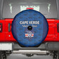 Cape Verde Football 2026 Spare Tire Cover Atlantic Blue Sharks Heritage