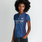 Custom Cape Verde Football 2026 Women Polo Shirt Atlantic Blue Sharks Heritage