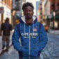 Custom Cape Verde Football 2026 Zip Hoodie Atlantic Blue Sharks Heritage