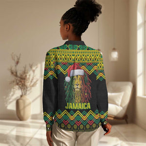 Black Jamaican Christmas Women Casual Shirt Reggae Lion With Kente Pattern LT18