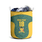 Custom South Africa Soccer Laundry Basket Bafana Bafana Spirit African Pattern - African Pride