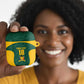 Custom South Africa Soccer AirPods Case Bafana Bafana Spirit African Pattern - African Pride