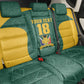 Custom South Africa Soccer Back Car Seat Cover Bafana Bafana Spirit African Pattern - African Pride