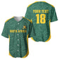 Custom South Africa Soccer Baseball Jersey Bafana Bafana Spirit African Pattern - African Pride