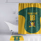 Custom South Africa Soccer Bathroom Set Bafana Bafana Spirit African Pattern - African Pride