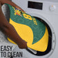 Custom South Africa Soccer Bathroom Set Bafana Bafana Spirit African Pattern - African Pride