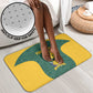 Custom South Africa Soccer Bathroom Set Bafana Bafana Spirit African Pattern - African Pride