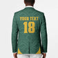 Custom South Africa Soccer Blazer Bafana Bafana Spirit African Pattern - African Pride