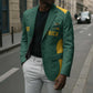 Custom South Africa Soccer Blazer Bafana Bafana Spirit African Pattern - African Pride