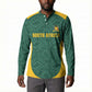 Custom South Africa Soccer Button Sweatshirt Bafana Bafana Spirit African Pattern