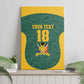 Custom South Africa Soccer Canvas Wall Art Bafana Bafana Spirit African Pattern - African Pride