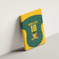 Custom South Africa Soccer Canvas Wall Art Bafana Bafana Spirit African Pattern - African Pride
