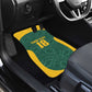 Custom South Africa Soccer Car Mats Bafana Bafana Spirit African Pattern - African Pride