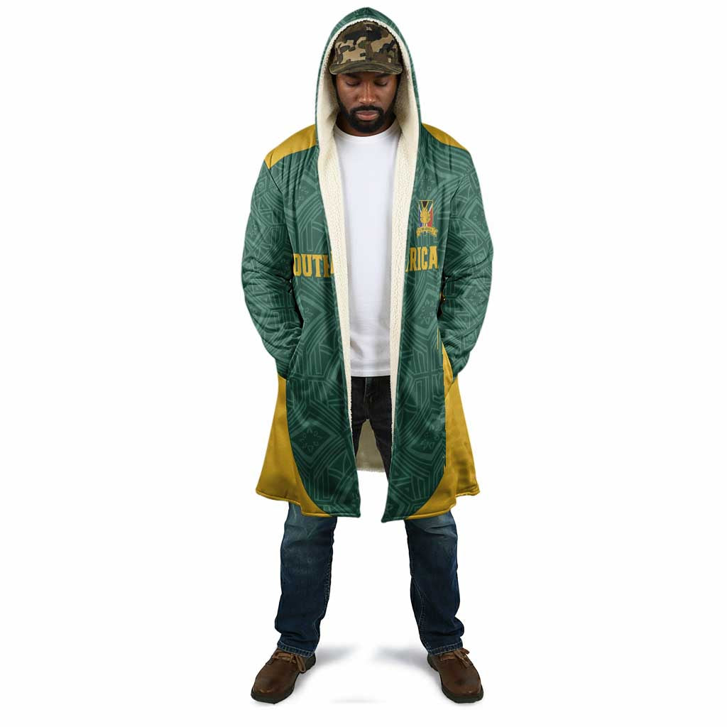 Custom South Africa Soccer Cloak Bafana Bafana Spirit African Pattern - African Pride