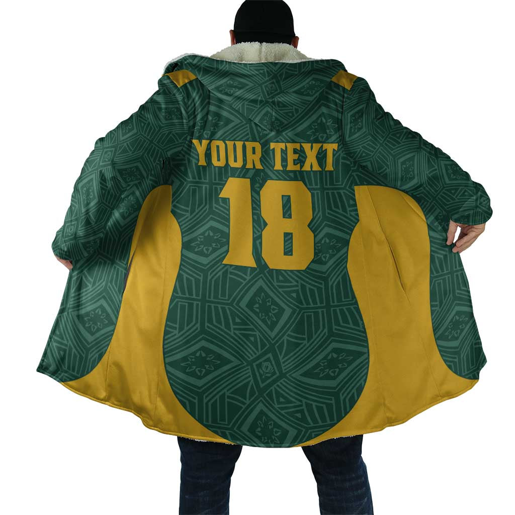 Custom South Africa Soccer Cloak Bafana Bafana Spirit African Pattern - African Pride