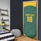 Custom South Africa Soccer Door Cover Bafana Bafana Spirit African Pattern - African Pride