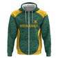 Custom South Africa Soccer Hoodie Bafana Bafana Spirit African Pattern - African Pride