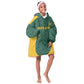 Custom South Africa Soccer Kid Wearable Blanket Hoodie Bafana Bafana Spirit African Pattern - African Pride