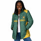 Custom South Africa Soccer Padded Jacket Bafana Bafana Spirit African Pattern - African Pride