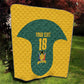 Custom South Africa Soccer Quilt Bafana Bafana Spirit African Pattern - African Pride