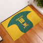 Custom South Africa Soccer Rubber Doormat Bafana Bafana Spirit African Pattern - African Pride