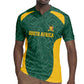Custom South Africa Soccer Rugby Jersey Bafana Bafana Spirit African Pattern - African Pride