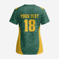 Custom South Africa Soccer Scrub Top Bafana Bafana Spirit African Pattern - African Pride