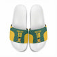 Custom South Africa Soccer Slide Sandals Bafana Bafana Spirit African Pattern - African Pride