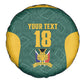 Custom South Africa Soccer Spare Tire Cover Bafana Bafana Spirit African Pattern - African Pride