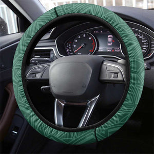South Africa Soccer Steering Wheel Cover Bafana Bafana Spirit African Pattern - African Pride