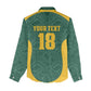 Custom South Africa Soccer Women Casual Shirt Bafana Bafana Spirit African Pattern - African Pride