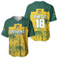 Custom South Africa Soccer Baseball Jersey From Protea Roots We Rise - African Pride