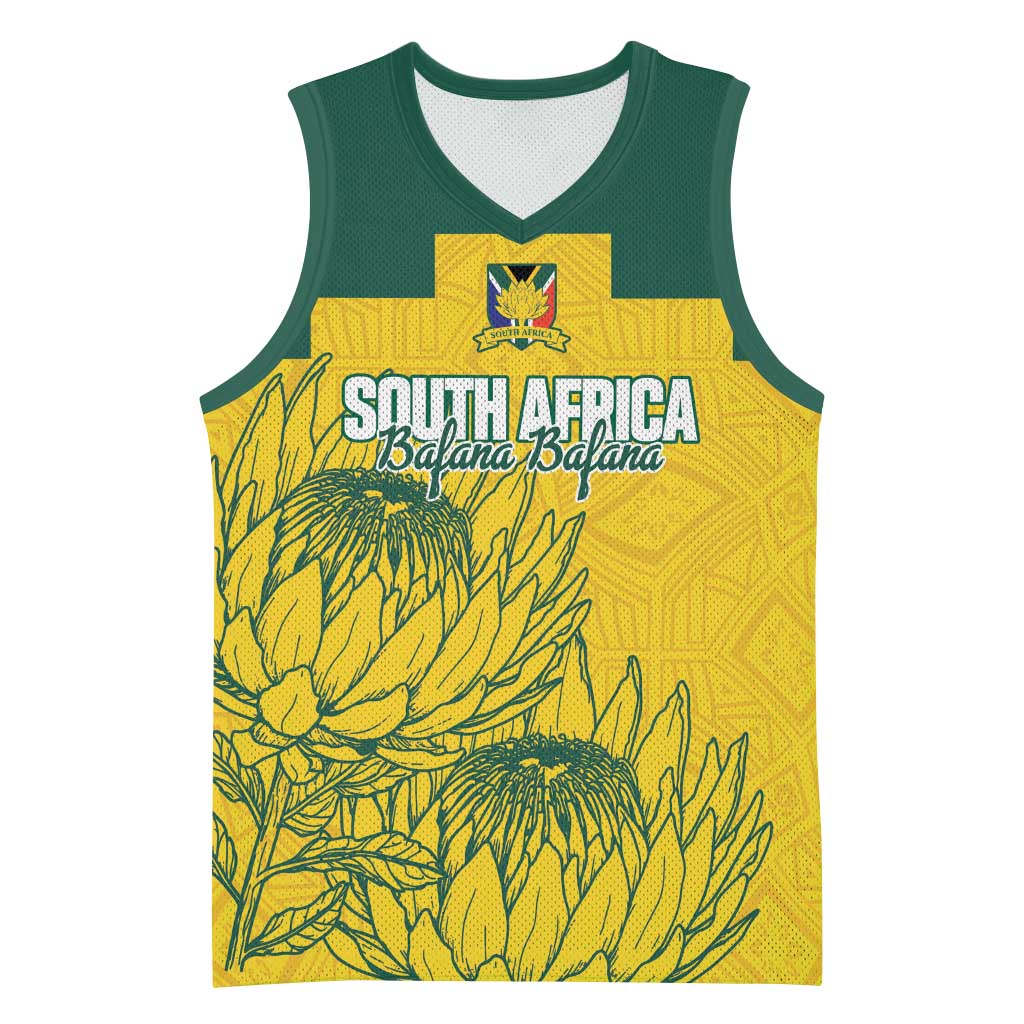 Custom South Africa Soccer Basketball Jersey From Protea Roots We Rise - African Pride