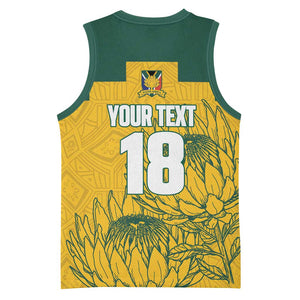 Custom South Africa Soccer Basketball Jersey From Protea Roots We Rise - African Pride