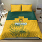 Custom South Africa Soccer Bedding Set From Protea Roots We Rise - African Pride