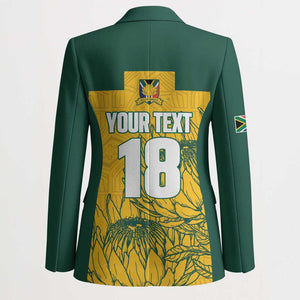 Custom South Africa Soccer Blazer From Protea Roots We Rise - African Pride