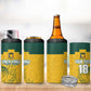 Custom South Africa Soccer 4 in 1 Can Cooler Tumbler From Protea Roots We Rise - African Pride
