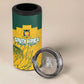 Custom South Africa Soccer 4 in 1 Can Cooler Tumbler From Protea Roots We Rise - African Pride