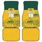 Custom South Africa Soccer Car Mats From Protea Roots We Rise - African Pride