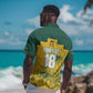 Custom South Africa Soccer Hawaiian Shirt From Protea Roots We Rise - African Pride