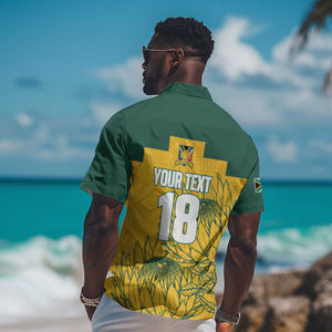 Custom South Africa Soccer Hawaiian Shirt From Protea Roots We Rise - African Pride