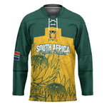 Custom South Africa Soccer Hockey Jersey From Protea Roots We Rise - African Pride