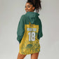 Custom South Africa Soccer Hoodie Dress From Protea Roots We Rise - African Pride