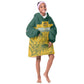 Custom South Africa Soccer Kid Wearable Blanket Hoodie From Protea Roots We Rise - African Pride