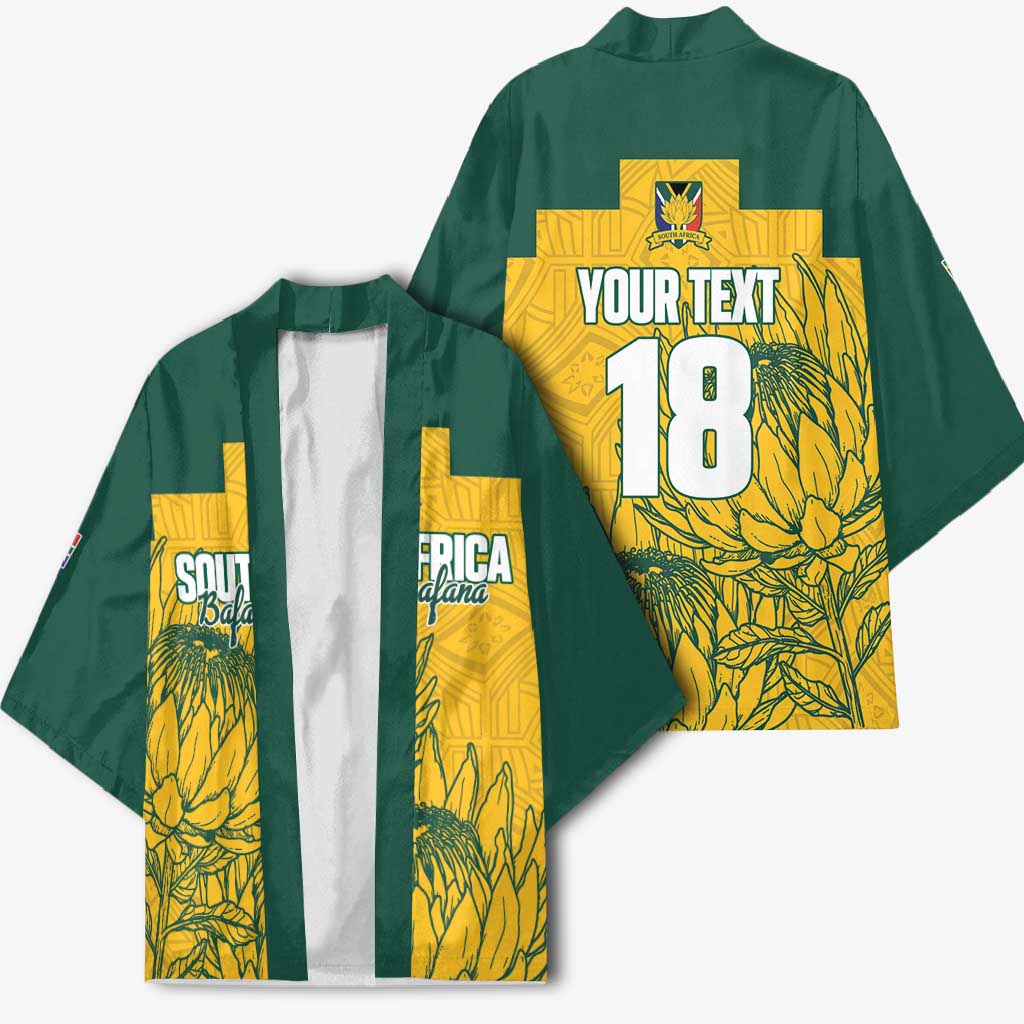 Custom South Africa Soccer Kimono From Protea Roots We Rise - African Pride