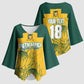 Custom South Africa Soccer Kimono Sleeve Blouse From Protea Roots We Rise - African Pride